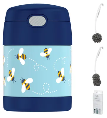 Image de THERMOS FUNTAINER FOOD JAR 0,30 l - Set d'avantages avec brosse de nettoyage CLEAN FIX 30 cm