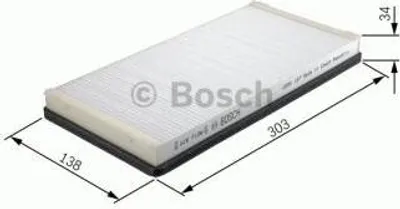 Produktbild von Bosch Filter, Innenraumluft 1 987 432 419