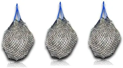Obrázok produktu pre Sieť na seno pre kone, extra pevná, 3,5 cm, modrá