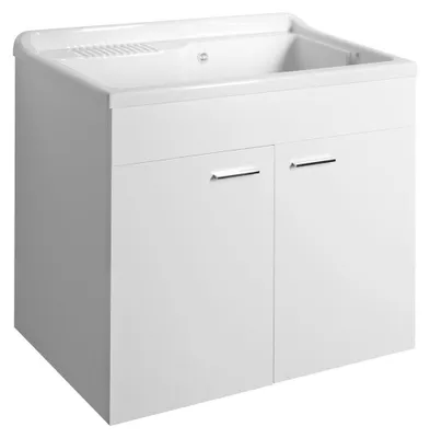 Image de Meuble sous-évier 78 x 70 x 48 cm, blanc