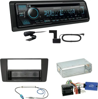 Produktbild von Kenwood KDC-BT560DAB Bluetooth DAB USB Einbauset für Skoda Yeti 5L Octavia 2