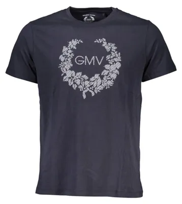 Produktbild von GIAN MARCO VENTURI Herren Kurzarm-T-Shirt Blau AU00783-ATTILIO_BLU_NIGHT-BLUE : Größe - M Größe: M