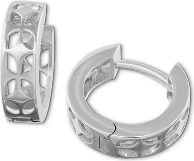 Immagine prodotto di Orecchini a cerchio SilberDream, 15 mm, argento sterling, motivo floreale, da donna, modello D2SDO3415