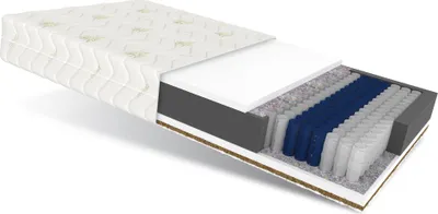 Produktbild von Matratze 140x200 ERA Höhe 24 cm Taschenfederkern  7 Zonen H2 H3 Kokos