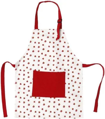 Produktbild von Kleines Baumwoll-Beistandschutz für Kinder, rot gemustertes Schafdesign, 50 x 40 cm, farbenfroh