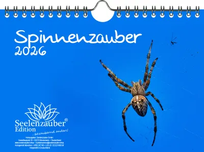 Produktbild von Spinnenzauber DIN A5 Kalender für 2026 - Seelenzauber