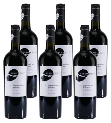 Produktbild von Sassopiano Montepulciano d'Abruzzo DOP Rotwein (6x0,75L)