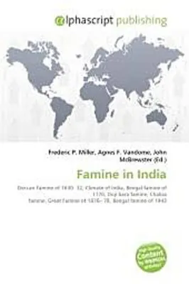 Produktbild von Famine in India