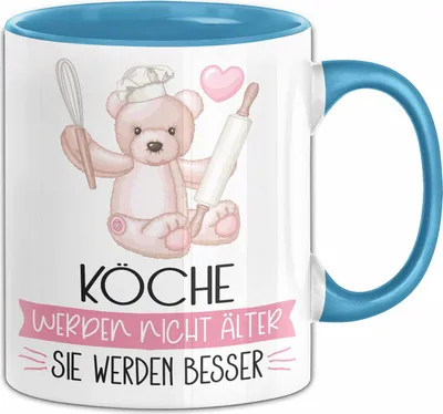Produktbild von Köche Werden Nicht Älter Sie Werden Besser Koch Geschenk Tasse Lustiger Spruch (Blau)