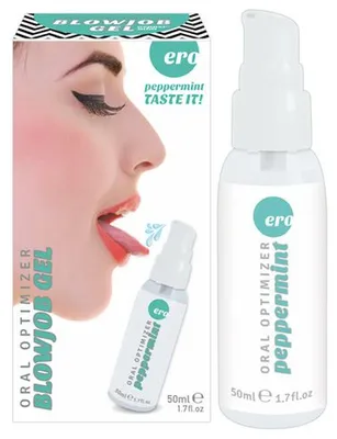 Zdjęcie produktu dla Żel/Sprej Hot Oral Optimizer Blowjob Gel Peppermint 50Ml.