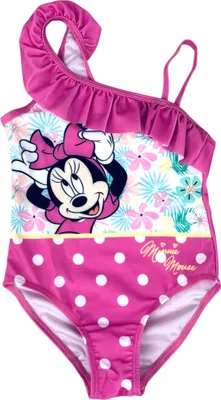 Produktbild von Badeanzug Disney Minnie Mouse mit Rüschen Pink 110-116 cm