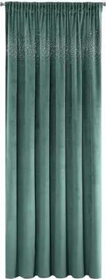 Produktbild von Vorhang AURORA dunkeltürkis 140x270 cm  Kräuselband