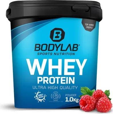 Produktbild von BODYLAB Whey Protein - 1000g - Himbeere-Joghurt