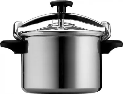 Produktbild von Silampos Schnellkochtopf mit Korb 4,5L Silber