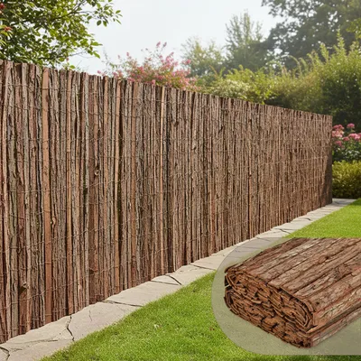 Produktbild von Rindenmatte ‘Zamora’ Sichtschutz Baumrinde 150 x 500 cm