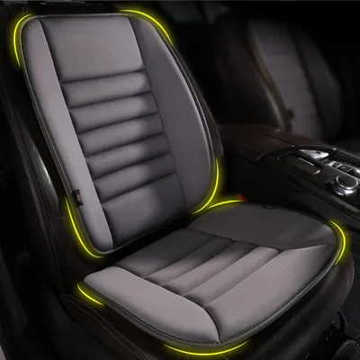 Produktbild von Auto-Sitzkissen mit Rückenstütze - Ergonomisches Design - 51x48x3 cm