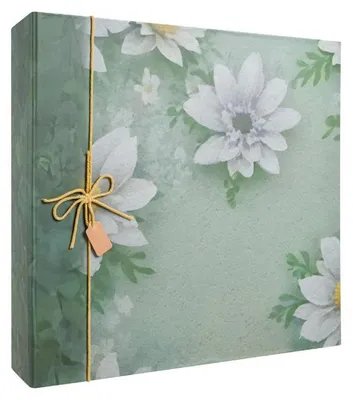 Zdjęcie produktu dla Album na zdjęcia 10x15 500 zdjęć Flora zielony segregatorowy
