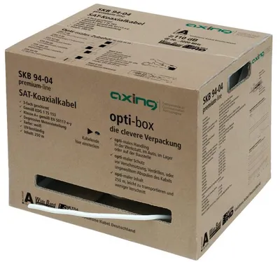 Obrázek produktu pro Axing SKB09404, 250 m, Bílá
