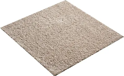 Image de Dalles de moquette 457 x 457 mm, lot de 10 Tapis carré détachable et sans dommage, autocollant, moquette moelleuse rembourrée pour une couverture de 2,1, facile à installer soi-même dans le salon et la chambre à coucher, marron clair