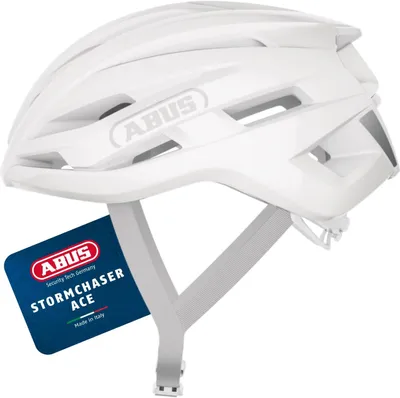Image de Casque vélo Abus 40436 - STORMCHASER ACE PURE WHITE S