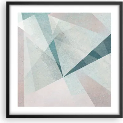 Produktbild von Gerahmtes Poster - Schwarzer Rahmen - Abstraktion modern - 50x50 cm - Wand Bild - Wanddeko - Wandbilder - Kunstposter - Wandposter - Bilderrahmen - Bilder - Kunstdruck - Wandbild - P2BAC50x50-3947