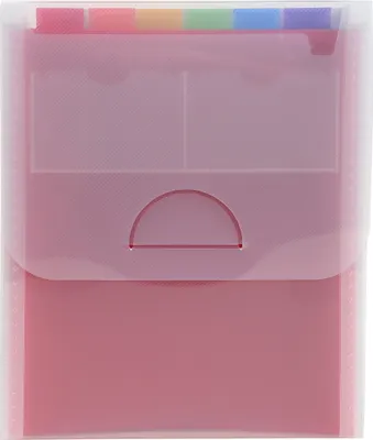 Image de Exacompta 5x Trieur valisette vertical 6 compartiments Crystal A4 Cristal 55798E