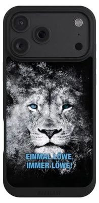 Produktbild von NIVOCASE Handyhülle für Apple iPhone 18 Pro Max Hülle NIVOpure Case Schwarz Löwe Offizielles Lizenzprodukt TSV 1860 München