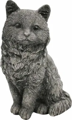 Produktbild von Kretakotta sitzende Katze Antiksteinguss H. ca. 26,5 cm | KK-1030