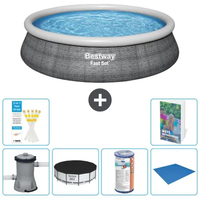 Obrázek produktu pro Bestway Fast Set, kruhový bazén - 457 x 84 cm - 5 dílů, model S341