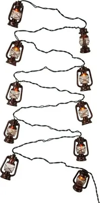 Zdjęcie produktu dla Lampki choinkowe LED w kształcie latarenek, 20 sztuk, długość 2,85 cm