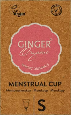 Zdjęcie produktu dla Ginger Organic Menstrual Cup Kubeczek menstruacyjny S, 1 sztuka