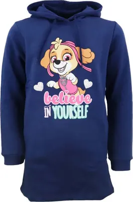 Produktbild von Paw Patrol Skye Kinder Mädchen Kapuzen Hoodie Pullover – Blau / 122/128