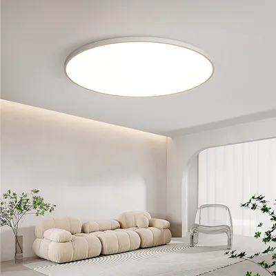 Produktbild von Sross Deckenleuchte LED Deckenlampe Ø23cm IP65 Badezimmer, LED fest integriert, Bad-Leuchte Lampe Flur inkl Leuchtmittel 20W 6500K, weiß
