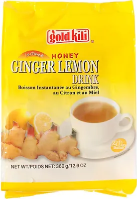 Produktbild von Angebot! Gold Kili Instant Ingwer Getränk mit Zitrone 360g (20x18g)
