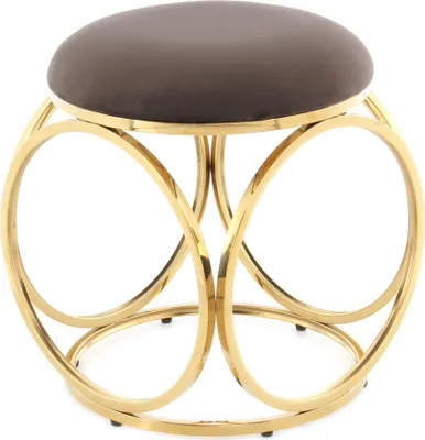 Produktbild von Hocker Whitney 300 Taupe / Gold