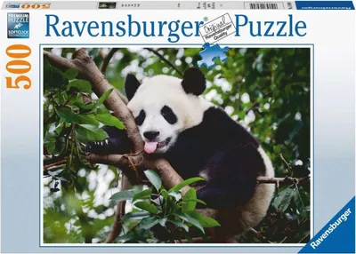 Image de Ravensburger - Ours panda, 500 pièces