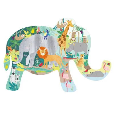 Produktbild von Puzzle Dschungel 40Stück