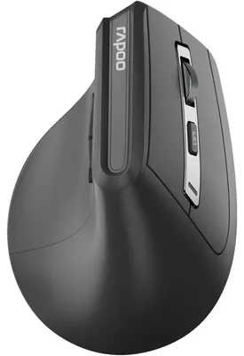 Immagine prodotto di Mouse wireless verticale - Nero - 800-2400 DPI - Bluetooth 3.0, 5.0 e 2,4 GHz - Collegamento a più dispositivi