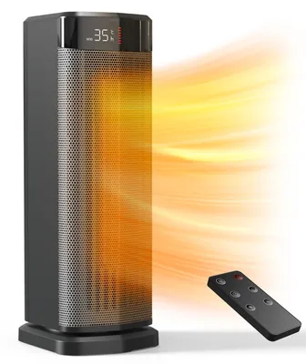 PTC-Heizlüfter 2000 W, 4 Modi, ECO, Oszillation, Timer, Fernbedienung