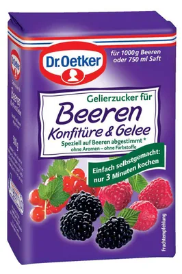 Zdjęcie produktu dla Dr Oetker cukier żelujący do dżemów i galaretek owocowych 500g