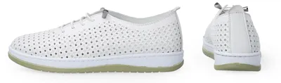 Produktbild von VENEZIA Damen Slipper Mokassins Loafer Halbschuhe - Leichte Sportschuhe in Weiß aus Echtes Leder Weiß Größe 37