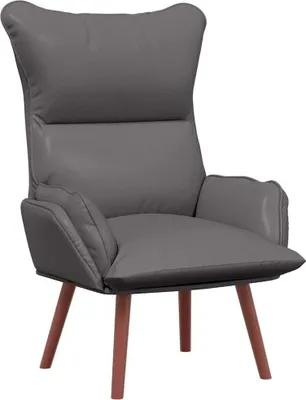 Immagine prodotto di vidaXL Poltrona grigia 69 x 74 x 93 cm in Pelle finta