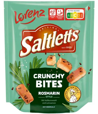 Productafbeelding van Saltletts 311446 Saltletts Crunchy Bites Rosmarin  100,0 g, 1 St.
