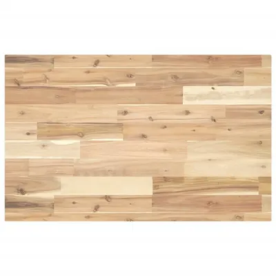 Image de Dessus de meuble de salle de bain non traité bois d'acacia