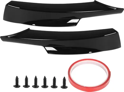 Immagine prodotto di Labbra paraurti anteriore - Spoiler angolare -Splitter Protezione inferiore per E90 M Sport LCI Berlina 2009-2012 Nero lucido