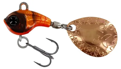 Produktbild von Westin DropBite Tungsten Spin Tail Jig 1,8cm 9g - Spinjig, Farbe:Fire Craw