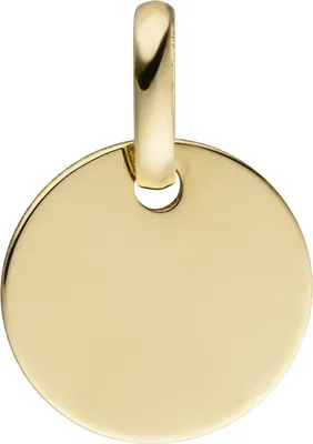 Produktbild von Anhänger rund 333 Gold Gelbgold Goldanhänger