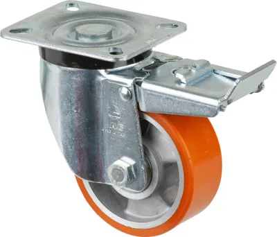 Produktbild von BS Rollen Lenkrolle N120.B90, m. Festst. m.Platte, Ø 100, B 40mm