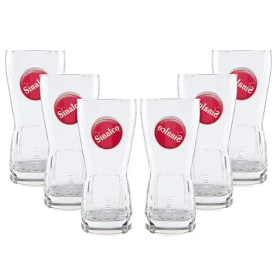 Produktbild von Sinalco Glas 0,2l | Original Erfrischungsgetränk Becher für Cola, Limonade und Softdrinks | Hochwertiges Trinkglas | Gastronomie und Zuhause
