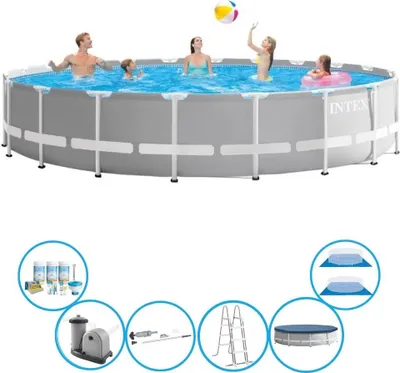 Zdjęcie produktu dla Intex Pool Prism Frame - Zestaw basenowy - 610x132 cm